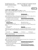 Đề thi Học kì 2 KTPL 10 năm 2024-2025 trường THPT Hồ Nghinh (Quảng Nam)